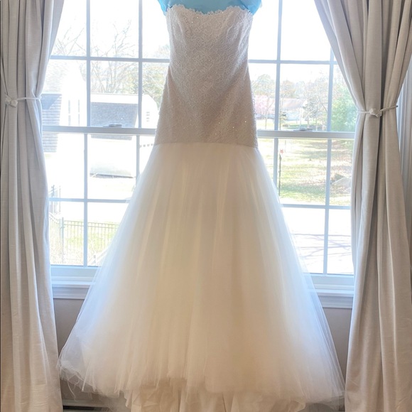 Romona Keveza Legends L315 Mermaid Fit and Flare Gown BRAND NEW UNALTERED - Picture 3 of 16